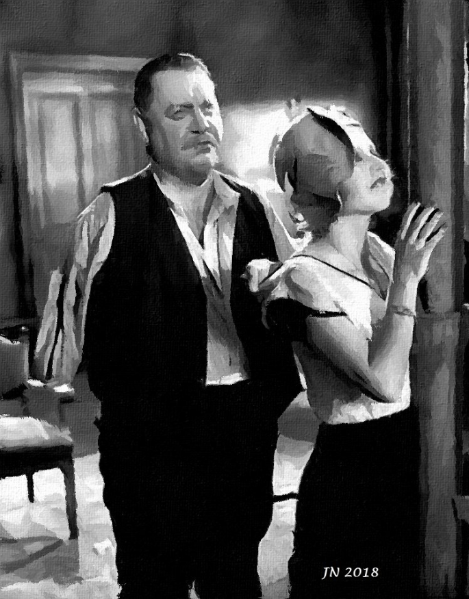 Heinrich George als Franz Biberkopf in der Verfilmung von Alfred Döblins Roman Berlin Alexanderplatz.